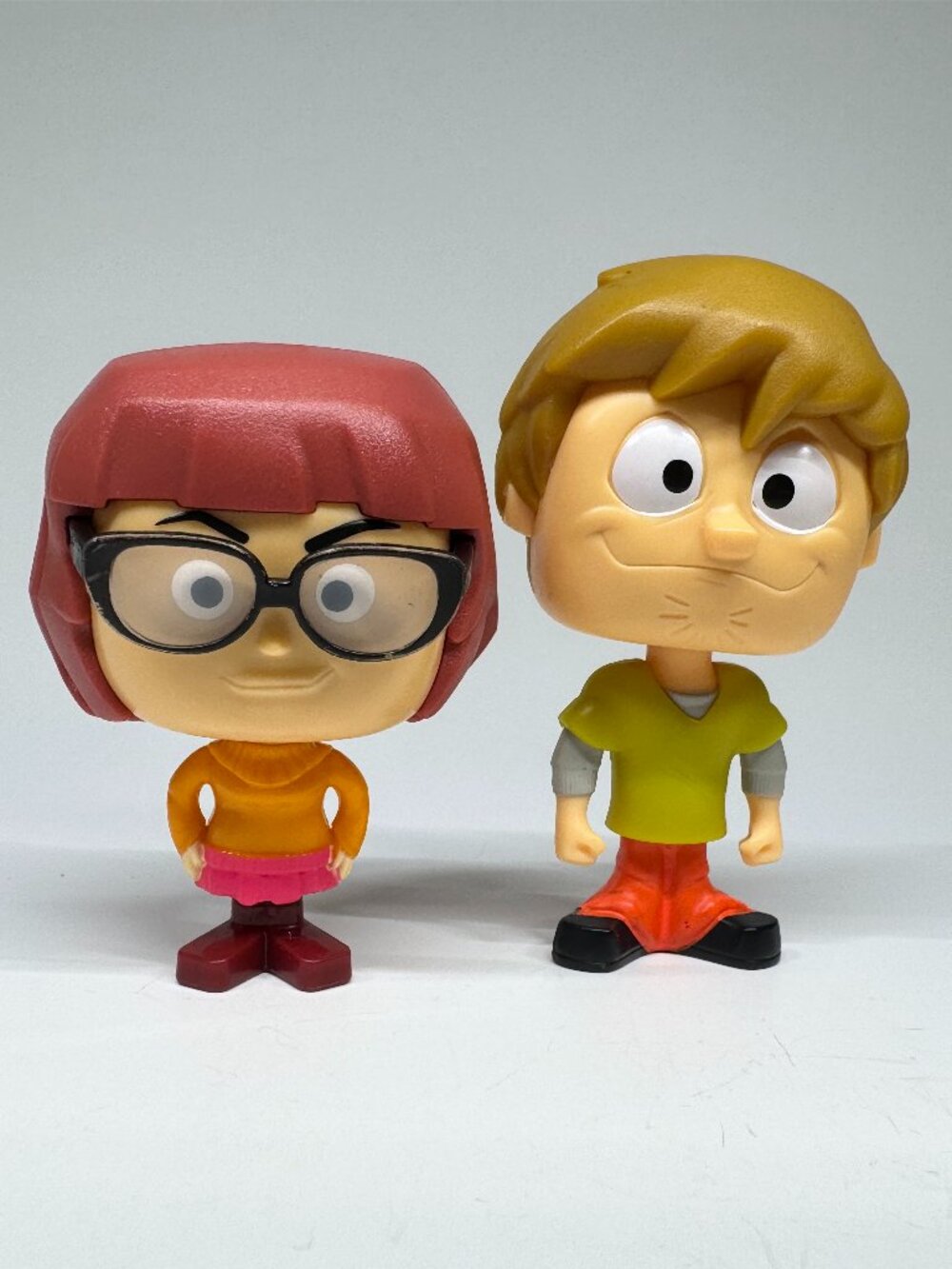 McDonald's #5 VELMA + #2 SHAGGY Scooby Doo Bobblehead Happy Meal Toys 2021
